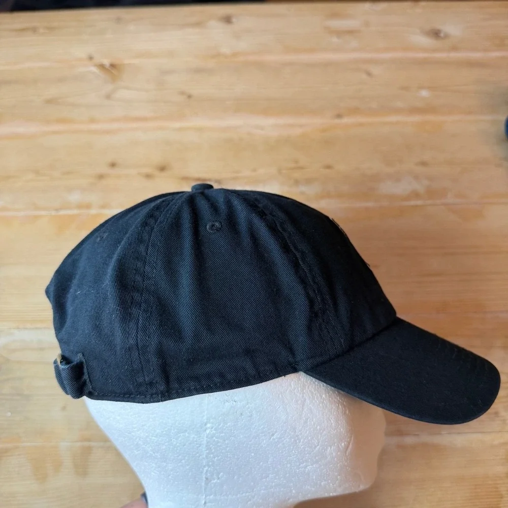 Minnesota Vikings 47 Brand Clean Up Hat Black Adjustable Relaxed Fit Cap Mens‎